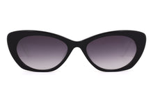 Load image into Gallery viewer, Esme Sunglasses Paul Taylor Esme M100/W Black/White Temples 
