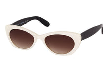 Load image into Gallery viewer, Esme Sunglasses Paul Taylor Esme Y32/M100 Pearl with Black Temples 

